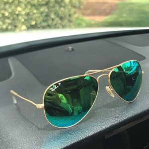 Rayband aviator flash lenses